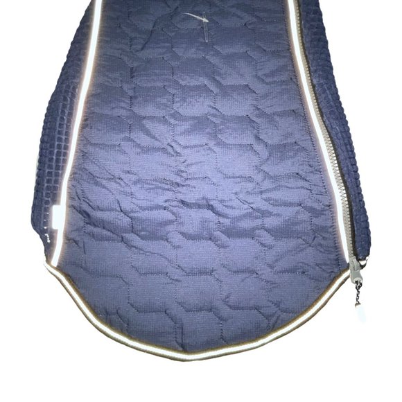 NWT Top Paw Navy Packable Bag Quilted Zipper Reflective Lightweight Coat XL - Picture 3 of 6